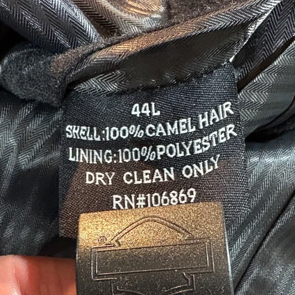 Bachrach 100% Camel Hair Blazer Dark Gray Sport Coat Men’s Suit Jacket EUC - Picture 9 of 15